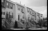 photo of rows of townhouses